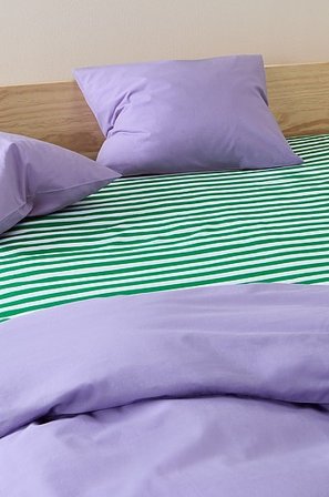 Jotex - Dra-på-lakan Smaragdgrön/vit KAYO - Köp Dra-på-lakan hos Jotex