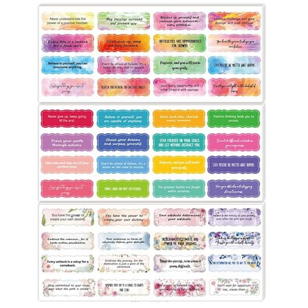 Kannustavat tarrat Motivoivat tarrat Positiiviset inspiroivat