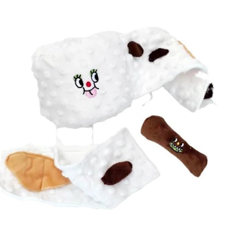 Kæledyrslegetøj Papirrulle Sæt Sød Hund Plys Snusemåtte Hund Lydende Legetøj