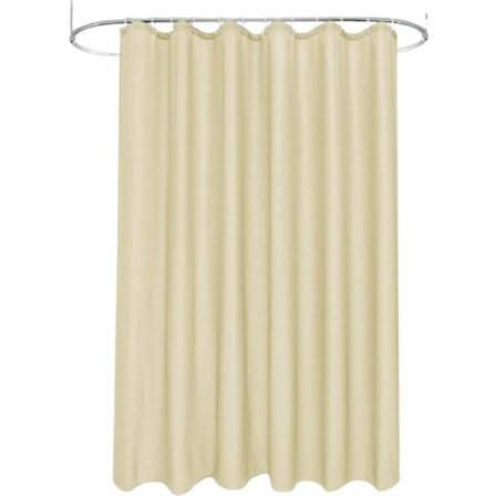 Suihkuverho - homeenkestävä - tekstiilikangas - pestävä - 180 x 200 cm - keltainen