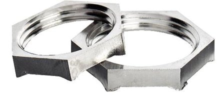 Rutab 1476518 Kontramutter med taggar M63, Installationsmaterial