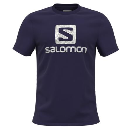 Salomon Men's Outlife Logo SS Tee Men short-sleeved sweaters Blue S