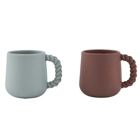 OYOY Mini Mellow barnmugg 2-pack, choko | Fler produkter > Barnprodukter > Koppar & Muggar för barn | Bagaren och Kocken