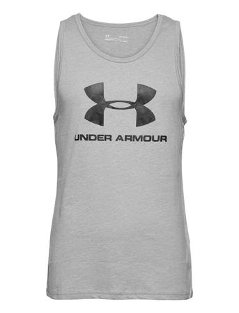 Ua M Sportstyle Logo Tank T-shirt Ærmeløs Grå Under Armour