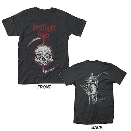 Destroyer 666 Skull T Shirt Kläder