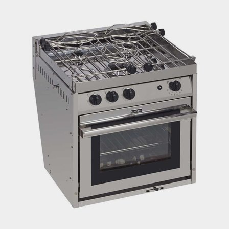 Gasolspis med ugn Eno Force 10 EU Standard, med gnisttändning, 3 plattor / 1 ugn / 1 grill