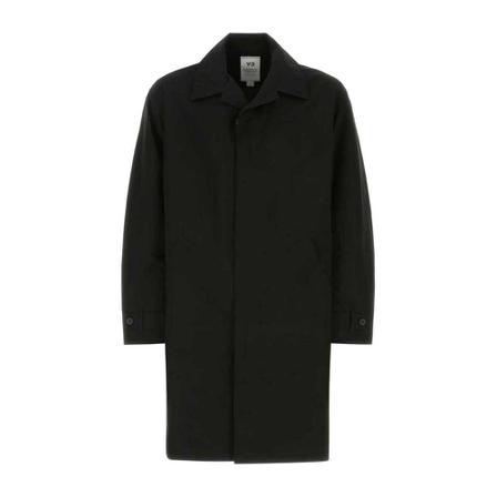 Adidas Single-Breasted Coats Sort, Herre Uldfrakker