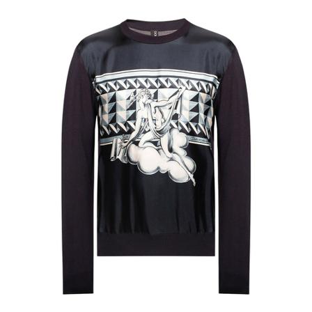 Dolce & Gabbana Round-neck Strik Blå, Herre Strik, Størrelse: M