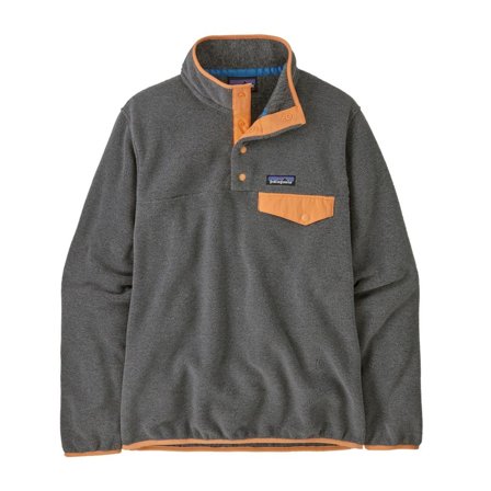 Patagonia W's LW Synch Snap-T P/O Nickel w/Vivid Apricot
