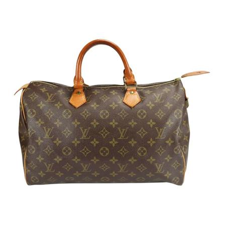 Louis Vuitton Vintage, Pre-owned Speedy 35 Monogram Handbag Bruin, Dames, Maat:ONE Size