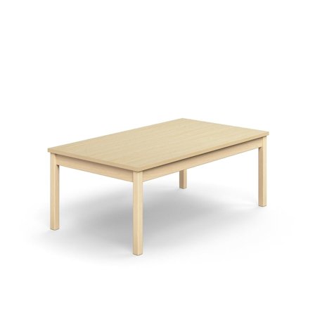 Table DECIBEL, 1400x800x530 mm, noise reducing HPL, birch