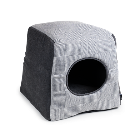 Selected by ZOO - Seng 2in1 Hedvig, 40x40x39cm, Grå - Hund - Hundesenger & puter - Hundemadrasser & hundesenger - ZOO.no