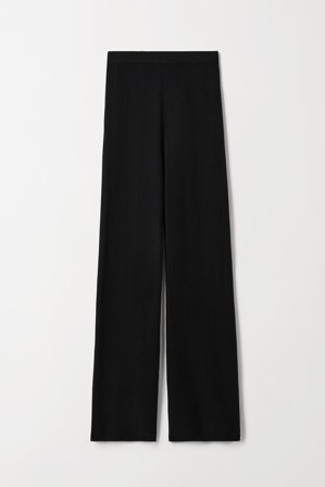 Soft Goat - Flared Pants - Women cashmere pants - S - Black