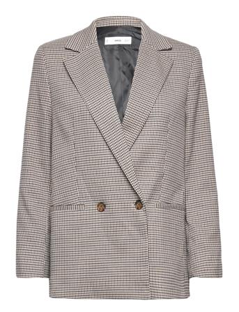 Charlott Blazers Double Breasted Blazers Grå Mango