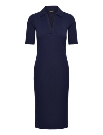 Lauren Ralph Lauren Modern Rib-Dress - Navy - S