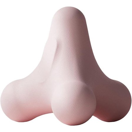 Shiatsu massagebold - 1 stk - Rosa - Triggerpunktmassage til skuldre, nakke, ryg og hænder - Med aflastningspunkter - Træningsbold