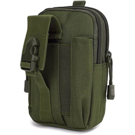 Vandrebælte – Lille taske, taktisk værktøjsbæltetaske, udendørs taljetaske, EDC-lommeorganiseringstaske med mobiltelefon
