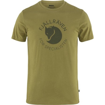 Fjällräven Men's Fox T-Shirt in Moss Green, Bio-Baumwolle | Size: Medium
