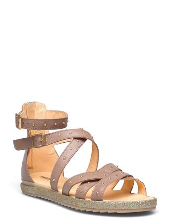 Sandals - Flat - Open Toe - Clo Beige ANGULUS