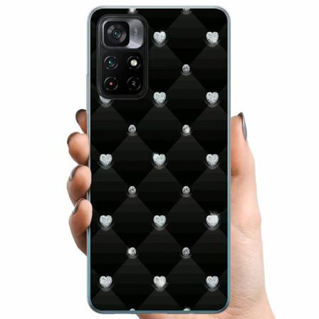 Xiaomi Poco M4 Pro 5g Tpu Mobilskal Bling Heart