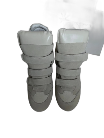 Isabel marant Beige sneakers med kardborre