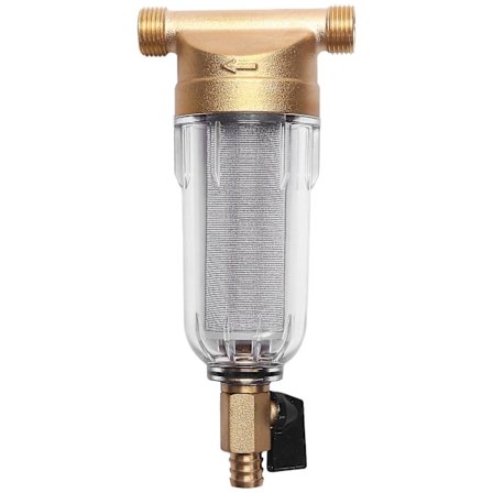 4-vägs Vattenfilter Front Purifier Koppar Bly -filter Backwash Avlägsna Rostföroreningar Sed