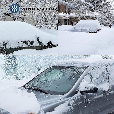 Hayatec Solskydd Bil Frontscheibe Täcke Bil Vindruta Fällbar