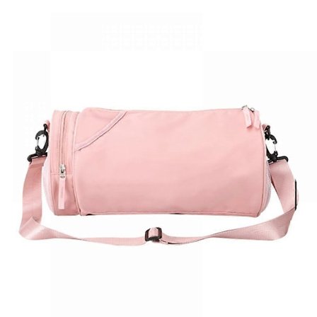 Sportstasker til kvinder og mænd, sportsrejsetaske, svømmetasker med rum til vådt tøj, lyserød