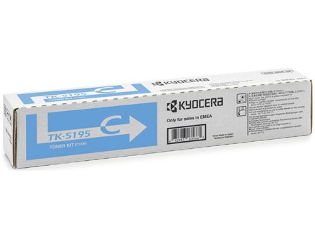 KYOCERA Toner, 5195C, cyan, singelförpackning, 1T02R4CNL0 - Lyreco - Toner och bläck - Tonerkassetter - Toner Kyocera