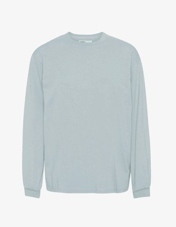 Oversized Organic LS T-shirt - Cloudy Grey - XL