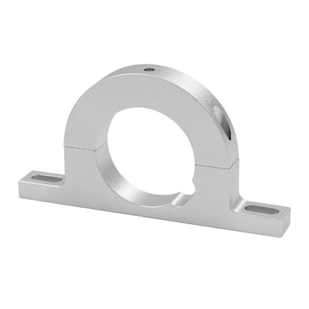 Universal rattstång Nyckeld No Drop Mount Billet 2" hål Borstad underdash Mount River Clamp