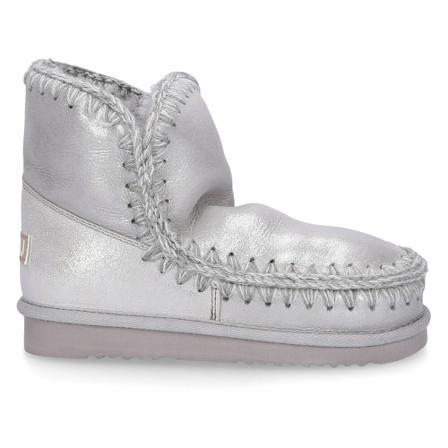 Mou Snowboots Eskimo 18 Lammleder Logo Grå, Dame, Størrelse: 37 EU