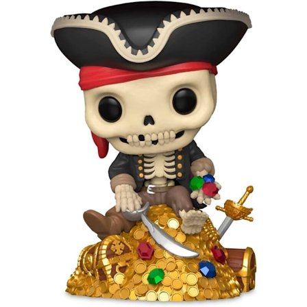 Pirate Skeleton Treasure Figure, exklusiv samlarobjekt