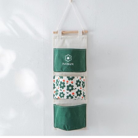 Förvaringsväska Hängande väska 02-GRÖN BLOMMA 02-GRÖN BLOMMA