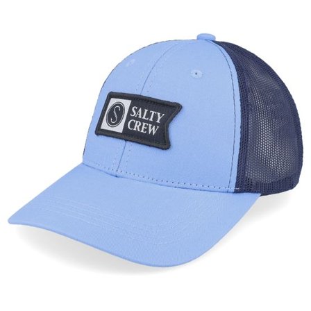 Salty Crew - Blå trucker Keps - Kids Pinnacle Boys Retro Marine Blue Trucker @ Hatstore