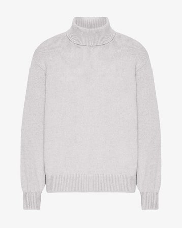 Merino Wool Turtleneck - Snow Melange - Male - S