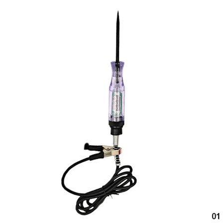 6V 12V 24V DC Bil Lastbil Spændingskredsløbstester Digital Display Lang Sondepen Pære Bil Diagnostiske Værktøjer Autoreparation~05657