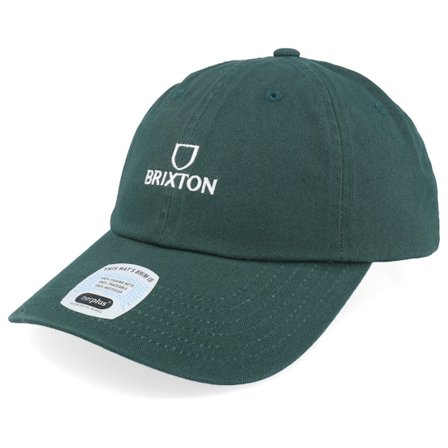 Brixton - Verde unconstructed Boné - Alpha Deep Forest Rinse Dad Cap @ Hatstore