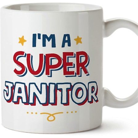 Vaktmester Kopp Jeg er Super Morsom Gave til Kolleger Keramisk 11oz Kopp