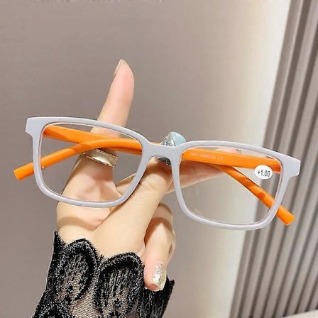 Lyxiga Dam Glasögon för Långsynthet Vintage Anti-blå Läsglasögon Plus Dioptrier Retro Fyrkantig Ram Dator Optiska Glasögon