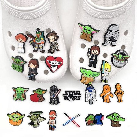 25 stk. Star Wars Sko Charms, Croc Clog Sko Dekorationer Til Børn Voksne