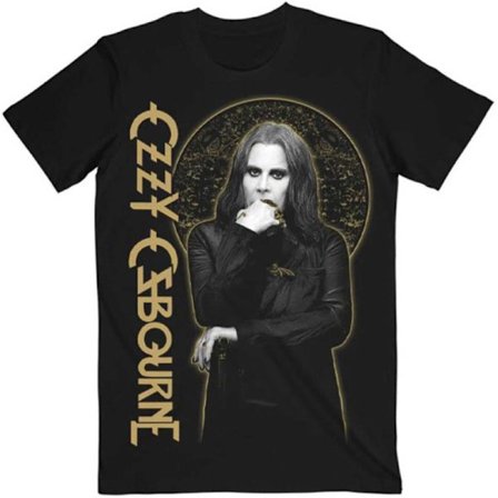 Ozzy Osbourne Unisex T-skjorte Patient No. 9 Gullgrafikk (X-Large)gyguyg240