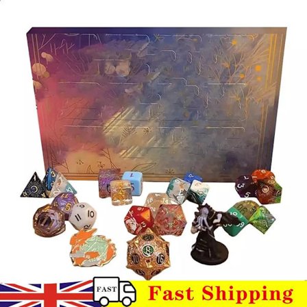 Terning Julekalender 2024 Julekalender Tæl Ned D&D Terning Julekalender