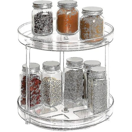 Kökshylla, köksorganisatör, roterande kryddhylla för salt och peppar