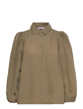 Mejsa Shirt 12771 Langermet Skjorte Grønn Samsøe Samsøe
