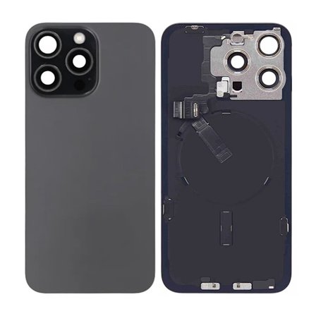 iPhone 15 Pro Max Back Cover Glass Original Black