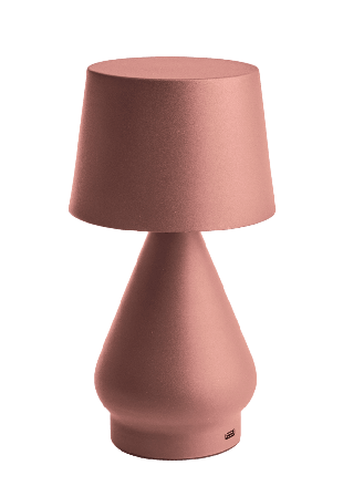 Unison NO CABLE colorful pot macaron uppladdningsbar Belysning Rosa 123x235 mm