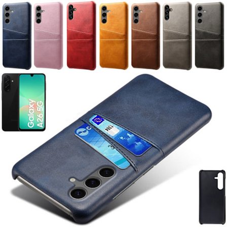 Samsung Galaxy A26 kuori 2 korttipaikkaa sininen -