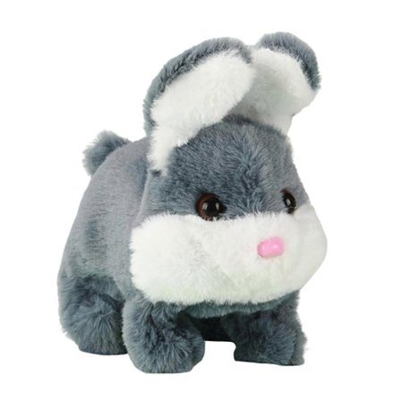 Bunby, Bunby - Mit Realistiske Kaninlegetøj, Realistisk Kanin Kan Gå Og Tale Bunby Mit Realistiske Kaninlegetøj, Påske Plys Interaktiv Realistisk 