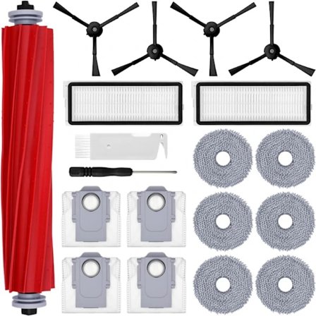 Reservedele og tilbehørssæt til Roborock Qrevo S, Pro & MaxV robotstøvsuger [JSR]